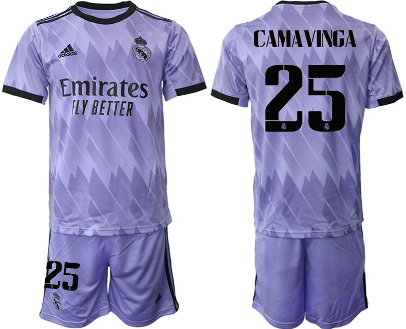 Men 2022-2023 Club Real Madrid away purple #25 Soccer Jersey->paris st german jersey->Soccer Club Jersey